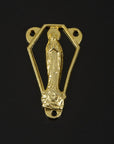 925 Sterling Silver & 24K Gold Vermeil Open Work Miraculous Virgin Center, Jewelry Supply, R85-RV85