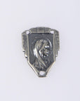 925 Sterling Silver & 24K Gold Vermeil Our Lady of Lourdes Rosary Center, Jewelry Supply, R83-RV83