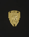 925 Sterling Silver & 24K Gold Vermeil Our Lady of Lourdes Rosary Center, Jewelry Supply, R83-RV83