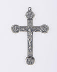 925 Sterling Silver & 24K Gold Vermeil Cross Pendant, Crucifix with Agnus Dei and Instruments of Torture, Jewelry Supply, R102-RV102