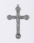 925 Sterling Silver & 24K Gold Vermeil Cross Pendant , Pendant with Agnus Dei and Instruments of Torture, Jewelry Supply, 102P-RV102P