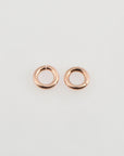 925 Sterling Silver Rose Gold Dia 5mm & Ga.18 Open Jump Rings, tough, Jewelry Supplies, 10 Pces, Findings, RGM68B