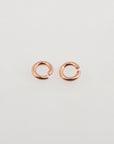 925 Sterling Silver Rose Gold Dia 4.5mm & Ga.19 Open Jump Rings, tough, 20 Pces Jewelry Supplies, Findings, RGM68A