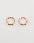 925 Sterling Silver Rose Gold Dia 9.3 mm & Ga.14 Open Jump Rings, tough, 3 Pces, Jewelry Supplies, Findings RGM68D