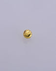 24K Gold Vermeil Round Beads, 925 Sterling Silver Laser Multi Diamond Cut Beads, Moon Cut Spacer Beads, Jewelry Crafting Supplies, VM2B