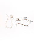 925 Sterling Silver Ear Wires, Solid Silver Earring Hooks, Silver Ball Ear Wires, Earrings Making Supply, Jewelry Making Findings, M38