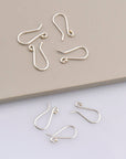 925 Sterling Silver Ear Wires, Solid Silver Earring Hooks, Silver Ball Ear Wires, Earrings Making Supply, Jewelry Making Findings, M38