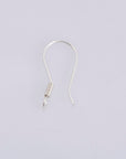 925 Sterling Silver Ear Wires, Solid Silver Earring Hooks, Silver Ear Wires, Earrings Making Supply, Jewelry Making Findings, M37