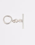 925 Sterling Silver Toggle Clasps, Solid Silver Toggle Clasp, Silver Plain Toggle Clasp Set, Jewelry Making Supplies, Jewelry Findings, M58A
