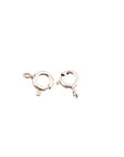 925 Sterling Silver Round Clasps, Solid Silver Round Trigger Clasp, Silver Round Spring Clasp, Jewelry Making Supply, Jewelry Findings, M56C