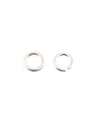 925 Sterling Silver Dia 6.5mm & Ga.18 Open Jump Rings, tough, High Quality in 925 Sterling Silver, 8 pces, Jewelry Supplies, Findings M68 C