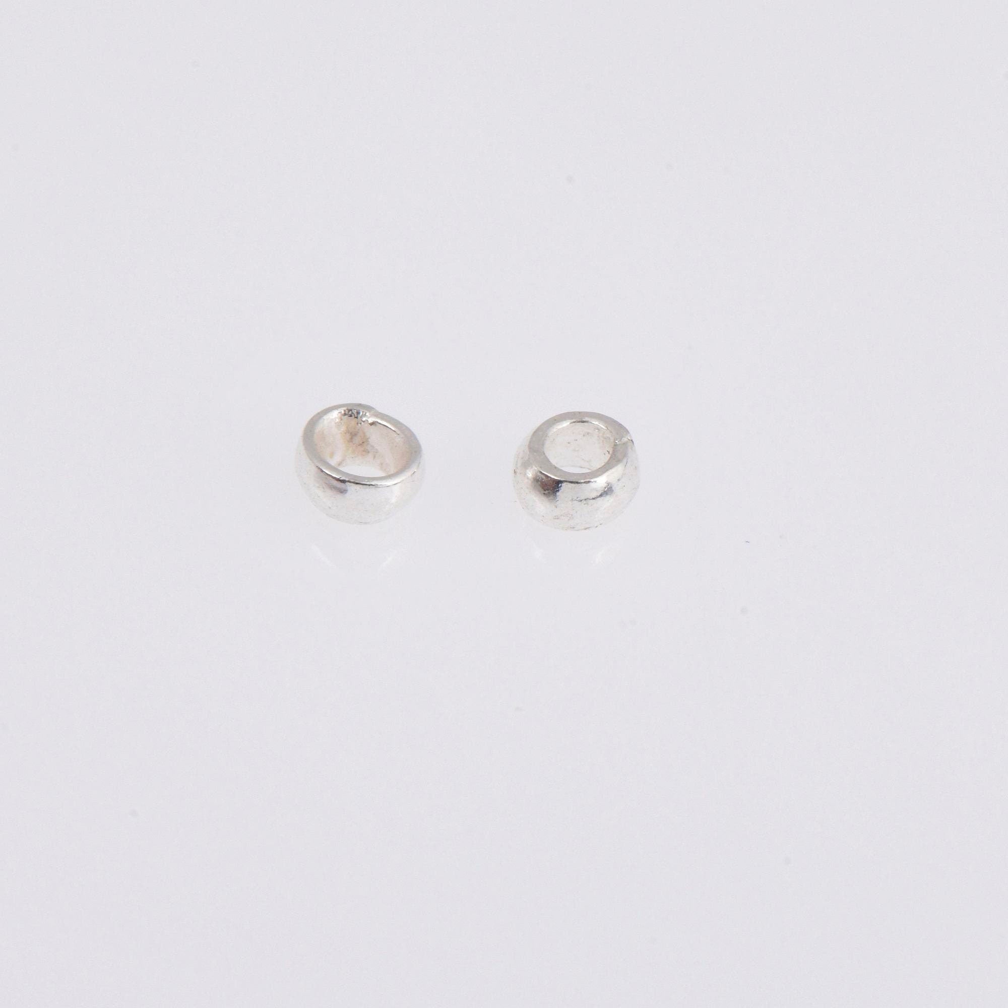 3 x 1.6 mm 925 Sterling Silver 20 Pcs Closed Separator Rings, Silver Jewelry Supplies, Findings, M69A