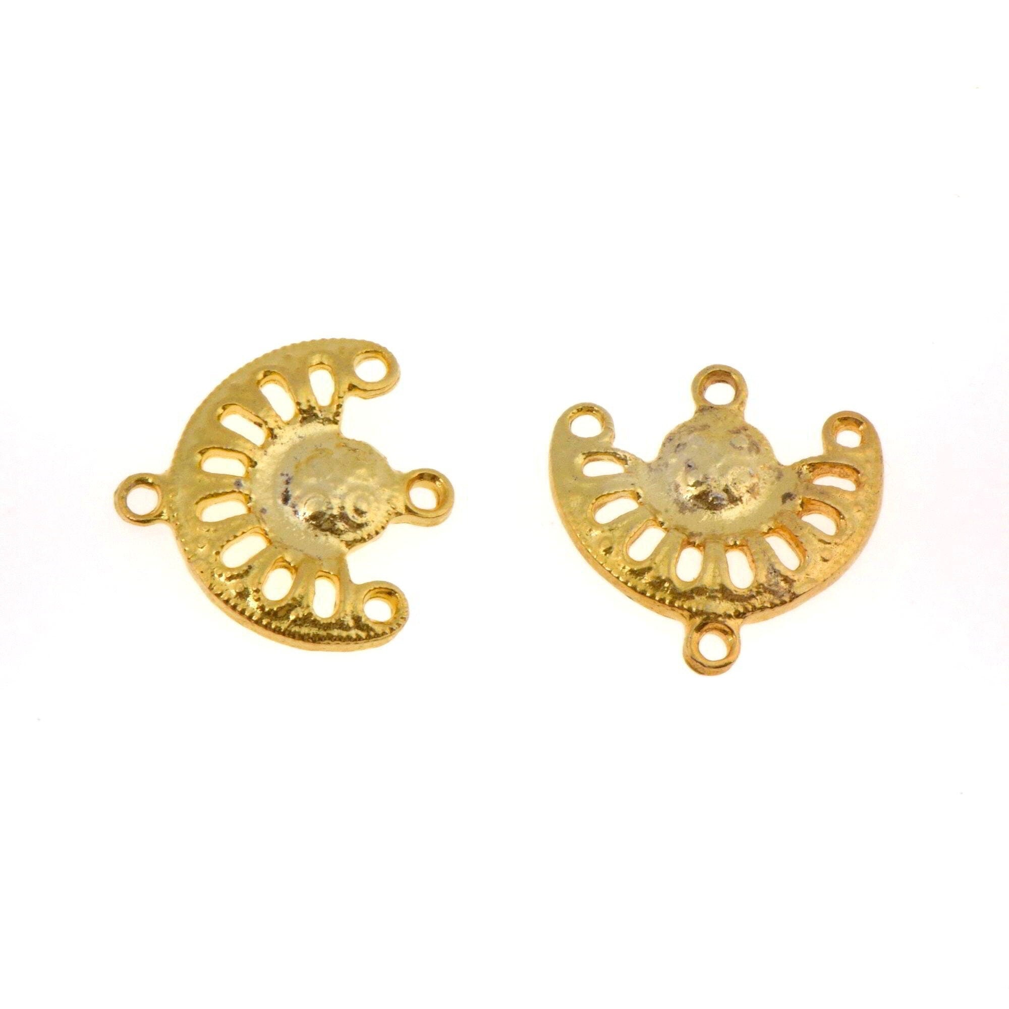 24K Gold Vermeil Chandelier Component for Earring, Pendants, 925 Sterling Silver Chandelier Connectors, Jewelry Findings, S6V