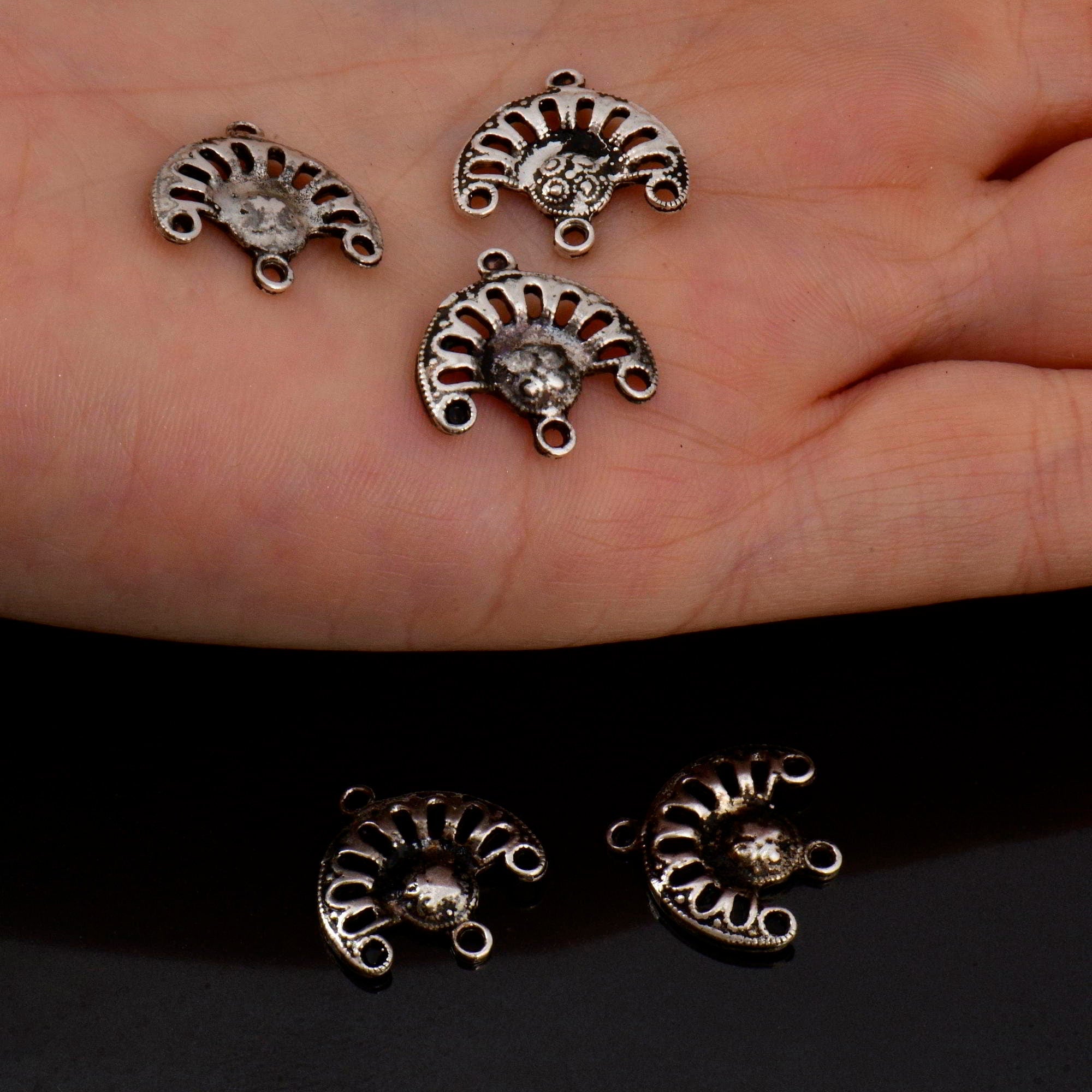 925 Sterling Silver &amp; 24K Gold Vermeil Chandelier Component for Earring, Pendants, Chandelier Connector, Jewelry Findings, SV6/S6