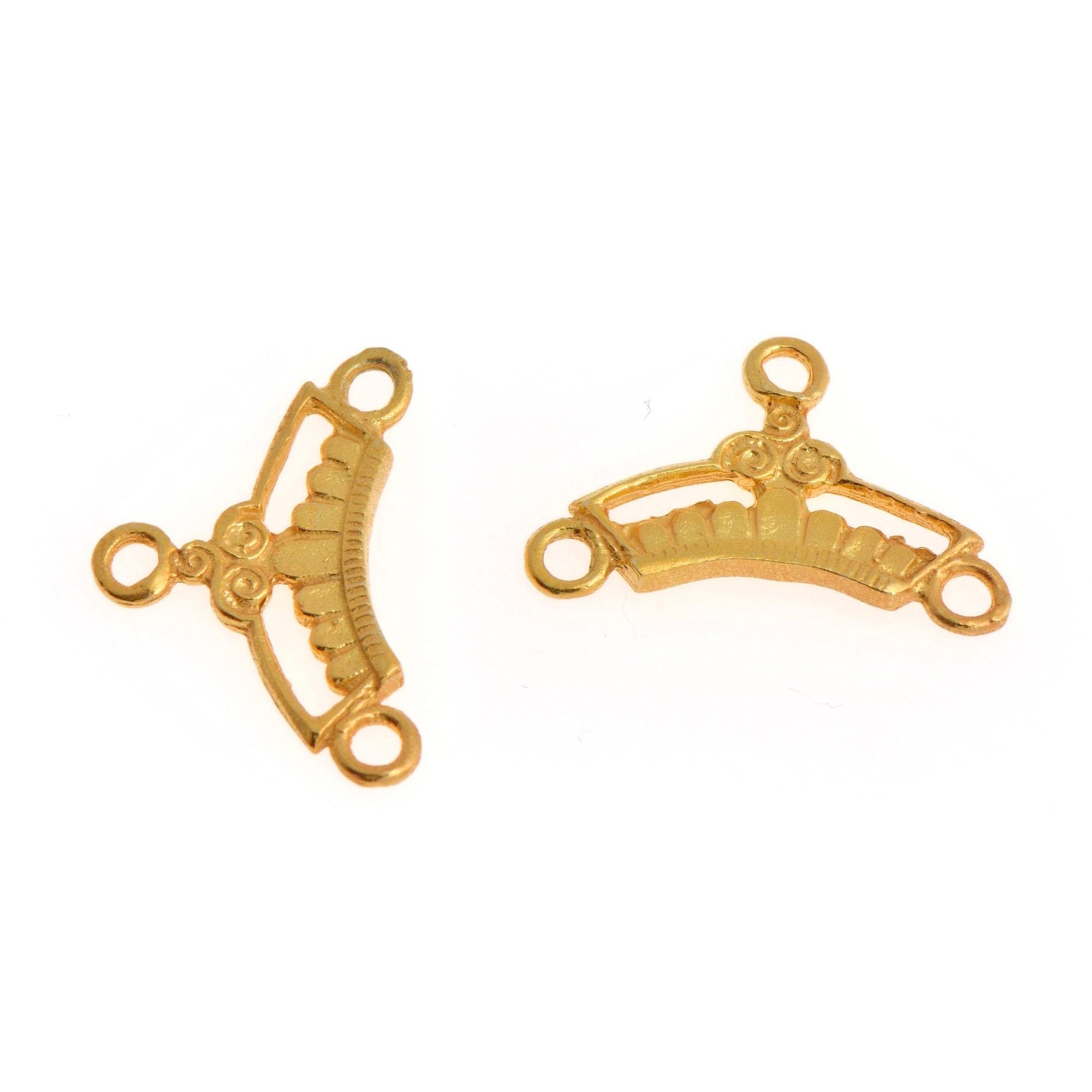 24K Gold Vermeil Chandelier Component for Earring, Pendants, 925 Sterling Silver Chandelier Connectors, Jewelry Findings, S18V