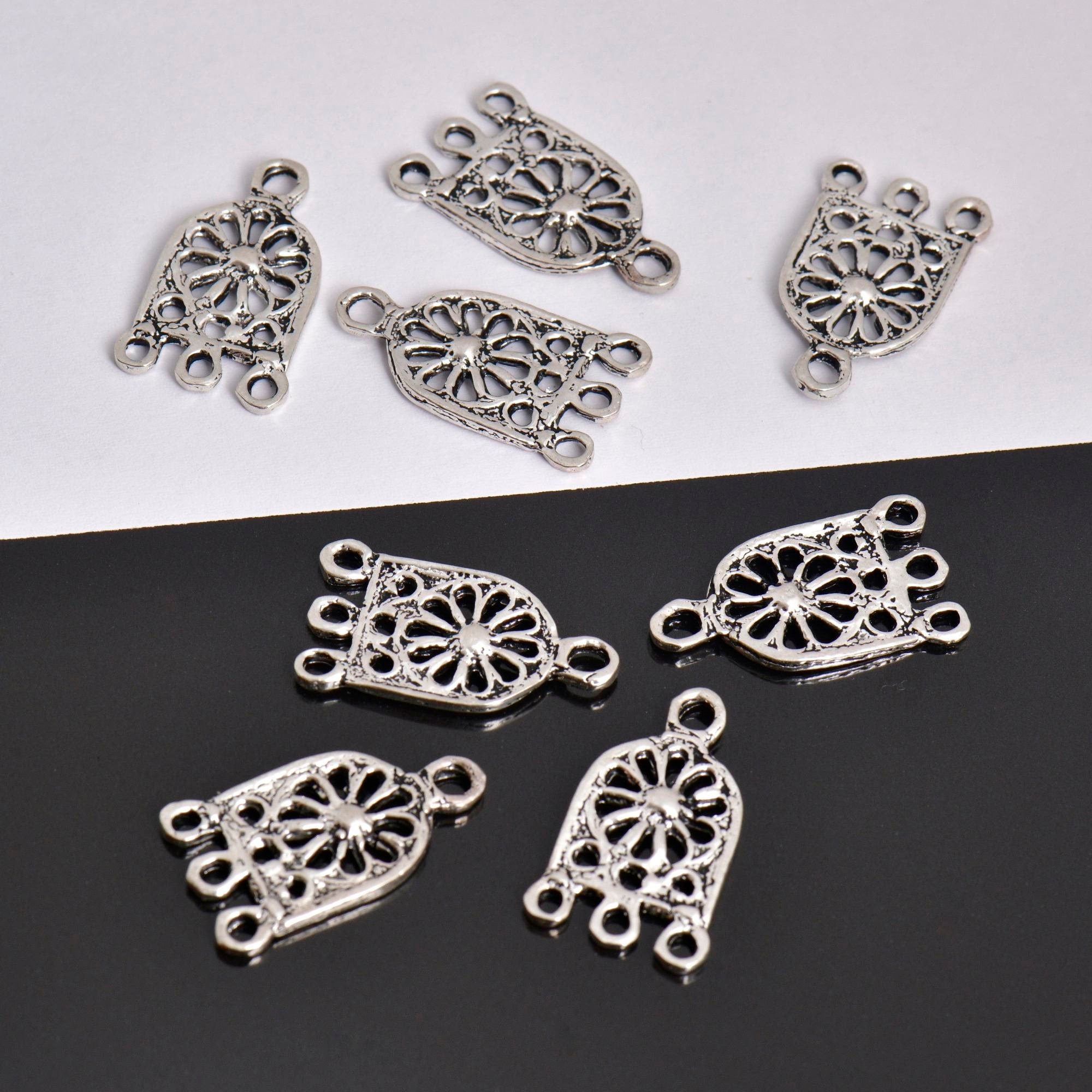 925 Sterling Silver Chandelier Component for Earring, Pendants, Solid Silver Chandelier Connectors, Chandelier Shape Jewelry Findings, S56