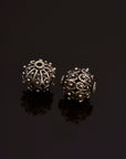 24K Gold Vermeil and 925 Silver Filigree Beads, Handmade Silver Beads in 24K Gold, Gold Beads, Spacer Beads, Jewelry Supply, M/VM109A-D