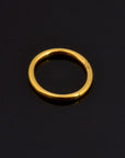 24K Gold Vermeil 19 mm CLOSED Jump Rings, High Quality HOLLOW Jump Rings, 925 Sterling Silver Jump Rings, Jewelry Supplies, VM104D