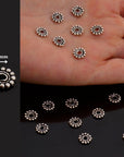 925 Sterling Silver Separators, Handmade Silver Separators, Solid Silver Beads, Spacer Beads, Jewelry Supply, M130B