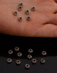 925 Sterling Silver Separators, Handmade Silver Separators, Solid Silver Beads, Spacer Beads, Jewelry Supply, M134A