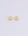 24K Gold Vermeil & 925 Silver 40 Pcs Rope Design Jump Rings, Closed Rope Jump Rings, Closed Rope Rings Seperator, Findings, M/VM70