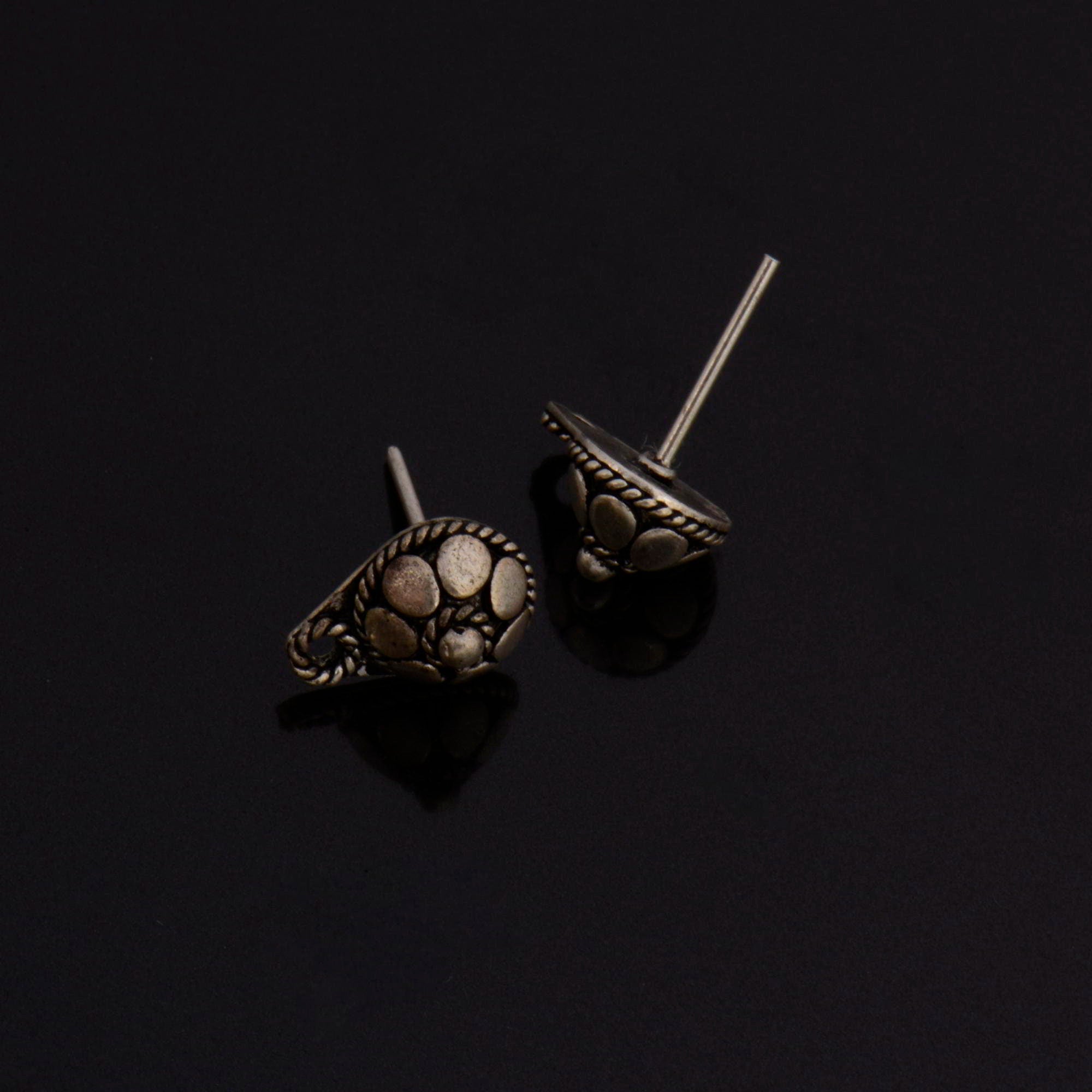 24K Gold Vermeil and 925 Silver Ear Post, Solid Silver Earring Studs with Loop, Gold Plated Earring Posts, Jewelry Making Findings, M/VM136