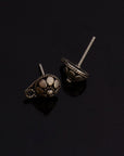 24K Gold Vermeil and 925 Silver Ear Post, Solid Silver Earring Studs with Loop, Gold Plated Earring Posts, Jewelry Making Findings, M/VM136
