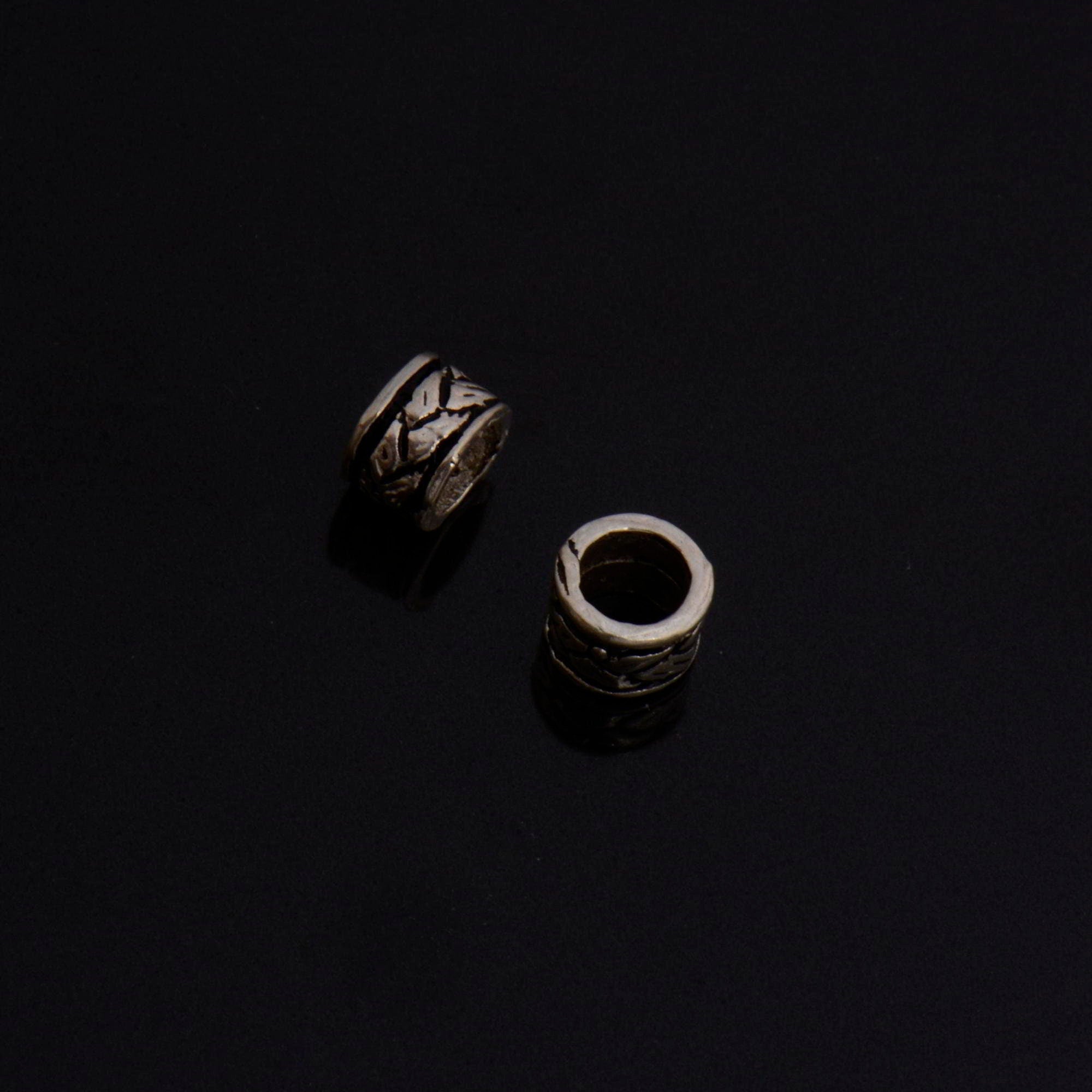 925 Sterling Silver Large Hole Bead Rings, Silver Hole Beads Rings, Solid Silver Rings, Jewelry Making Findings, S62