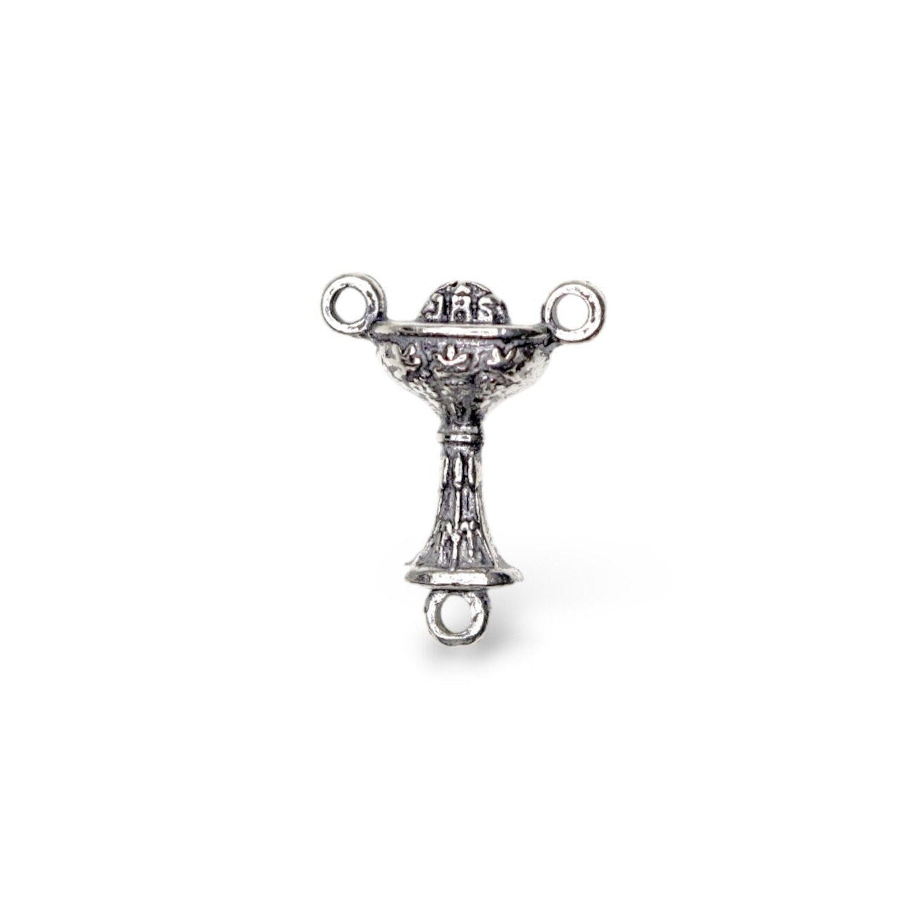 925 Sterling Silver & 24K Gold Vermeil Chalice, First Communion Center, Jewelry Supply, R22-RV22