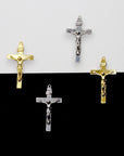 925 Sterling Silver & 24K Gold Vermeil Straight I.N.R.I Pendant, Jewelry Supply, R29P-RV29P