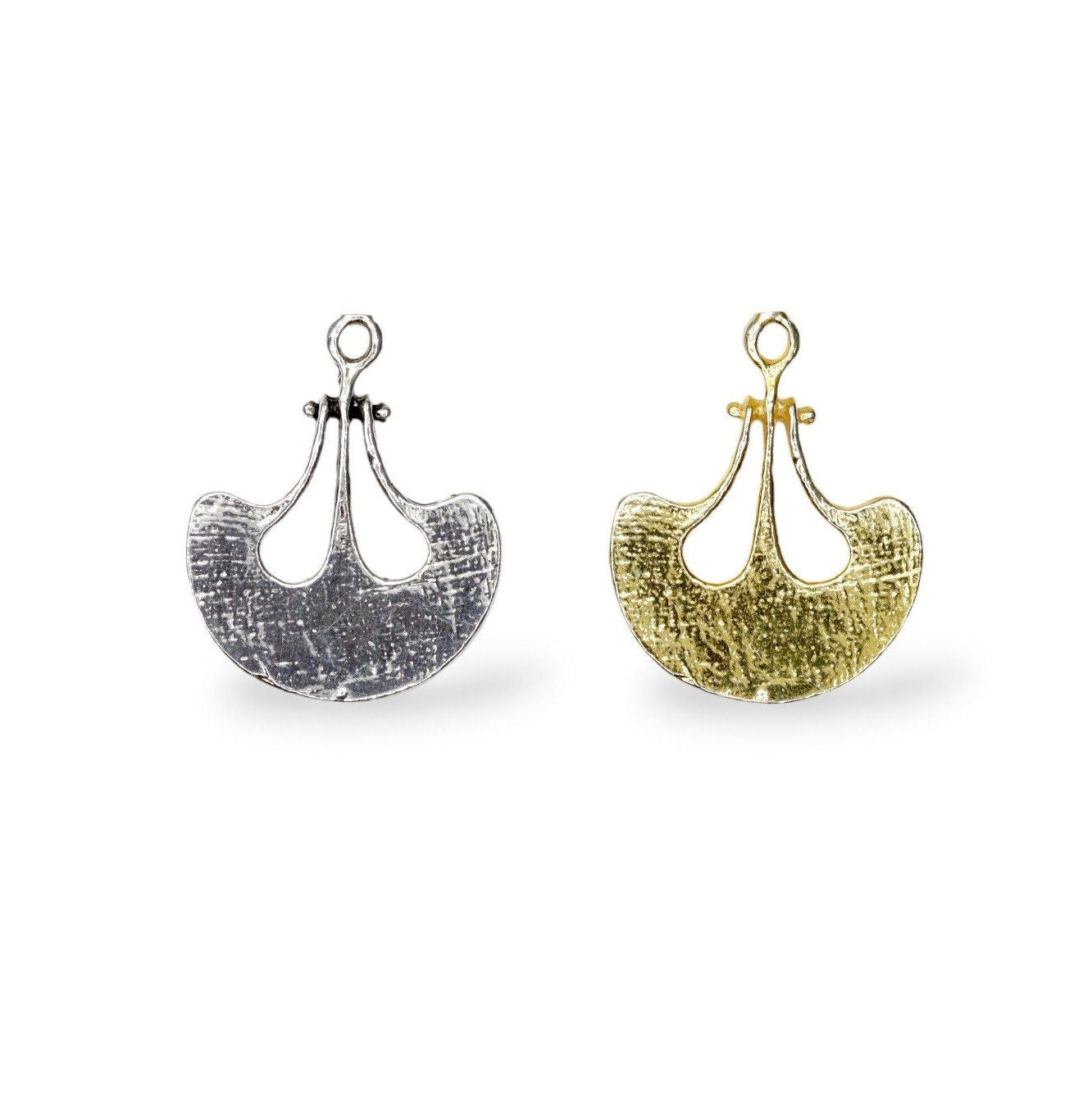 925 Sterling Silver and 24K Gold Vermeil Urartian inspired Pendants and Dangles, Jewelry Making, M/VM170