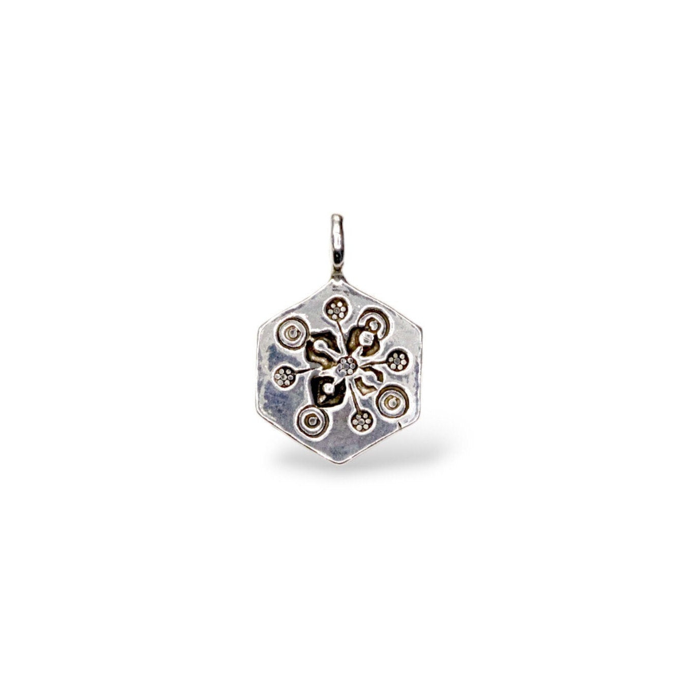 925 Sterling Silver and 24K Gold Vermeil Urartian inspired Pendants and Dangles, Jewelry Making, M/VM174
