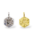 925 Sterling Silver and 24K Gold Vermeil Urartian inspired Pendants and Dangles, Jewelry Making, M/VM174