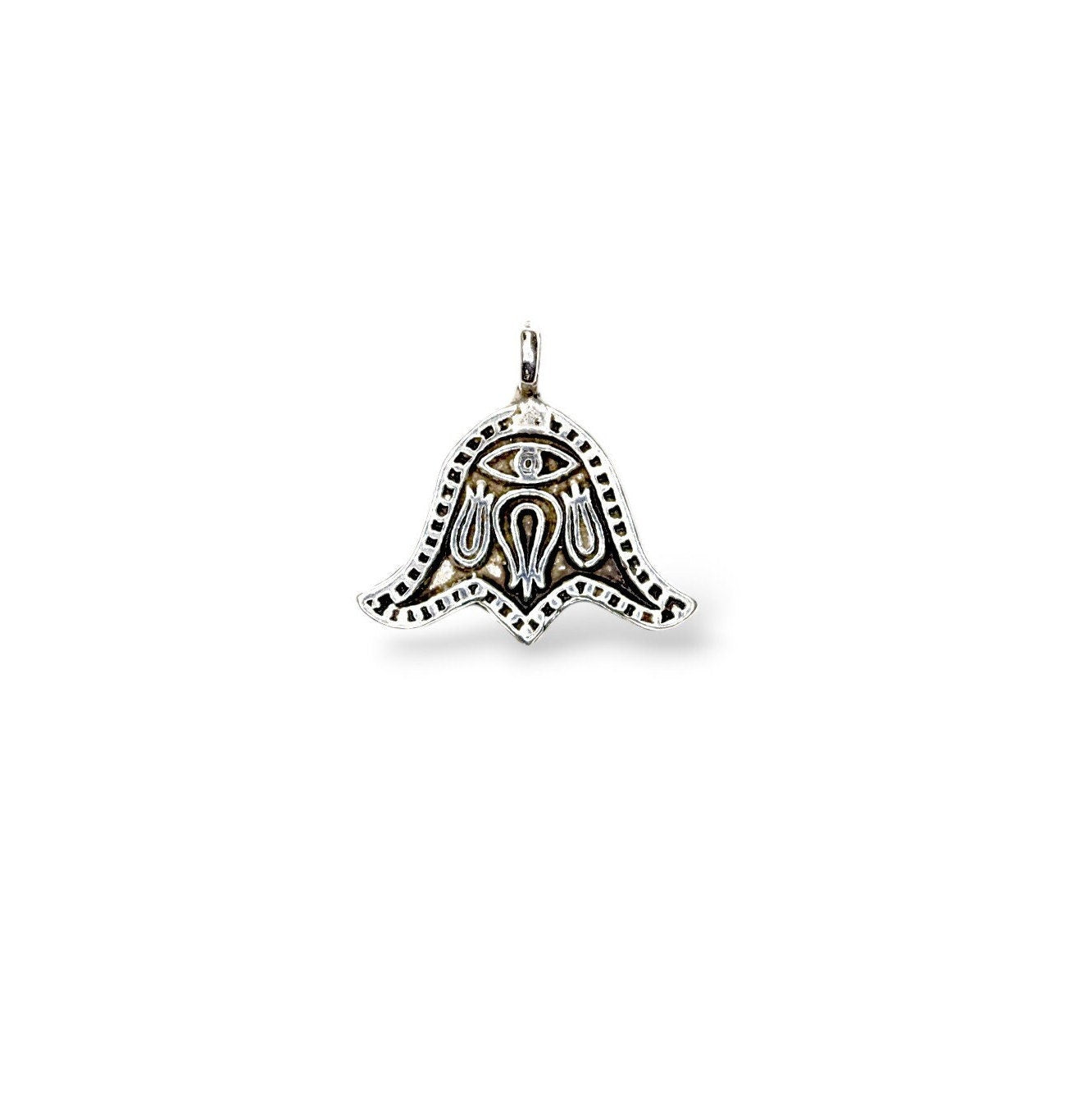 925 Sterling Silver and 24K Gold Vermeil Urartian inspired Pendants and Dangles, Jewelry Making, M/VM184