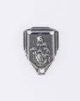 925 Sterling Silver & 24K Gold Vermeil Sacred heart of Jesus Rosary Center, Jewelry Supply, R82-RV82