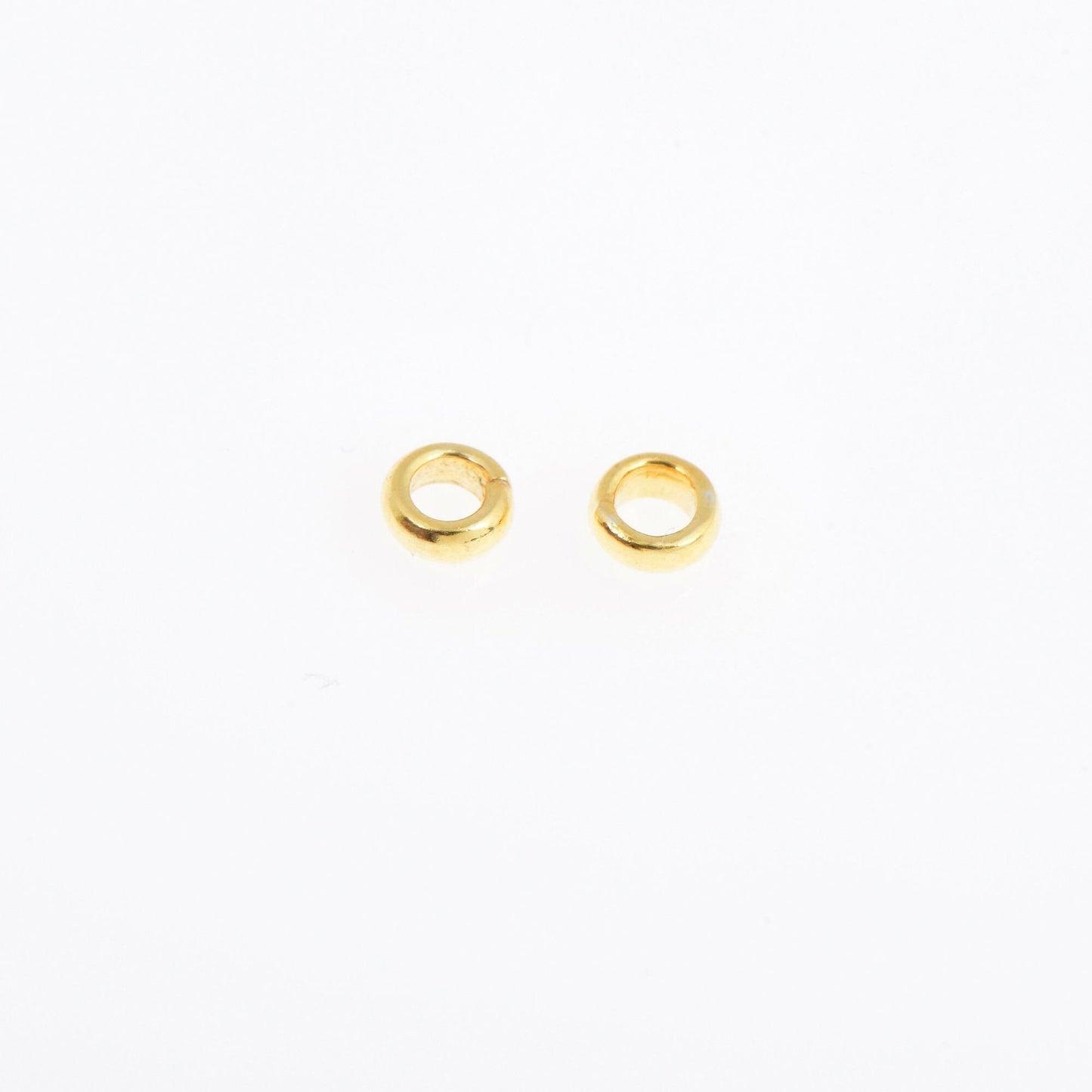 Closed Separator Jump Rings, 24K Gold Vermeil and 925 Silver, Ring Jewelry Findings, M- VM69 A & B
